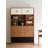 Solid Pine Pantry Cabinet with Flip-out Storage Shelves