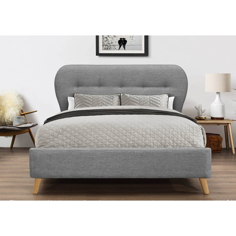 Ann Upholstered Bed, Kingsize (5')