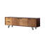 Crédence de rangement simple en bois massif l 78,7 po