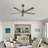 60" Waxman 5 - Blade Standard Ceiling Fan with Remote Control-1426934457-1426934462