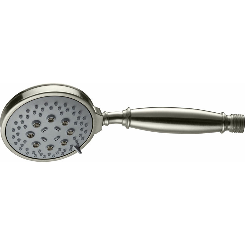 Traditional 4.13" Brass Multi Function Handshower 2.0 GPM, Satin Nickel
