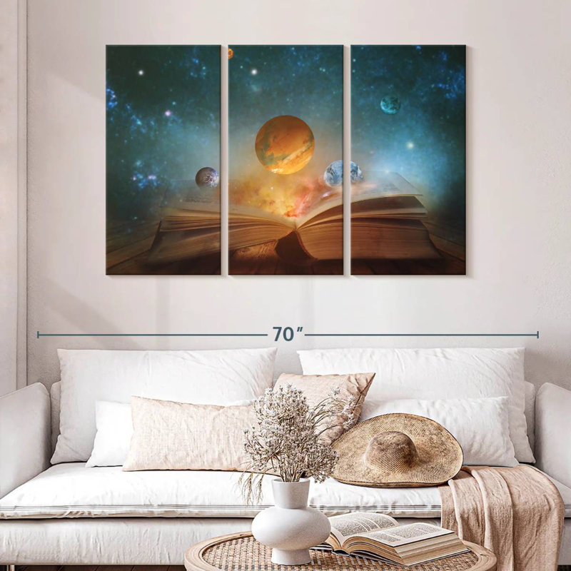Oberle Galaxy Book, 32" H x 50" W