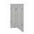 Triangle Corner Cabinet Featuring Adjustable Shelves And Stylish Doors-1284627085