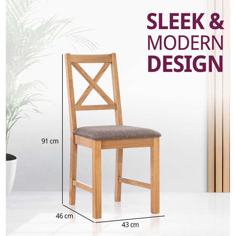 Upholstered Dining Chair, Grey