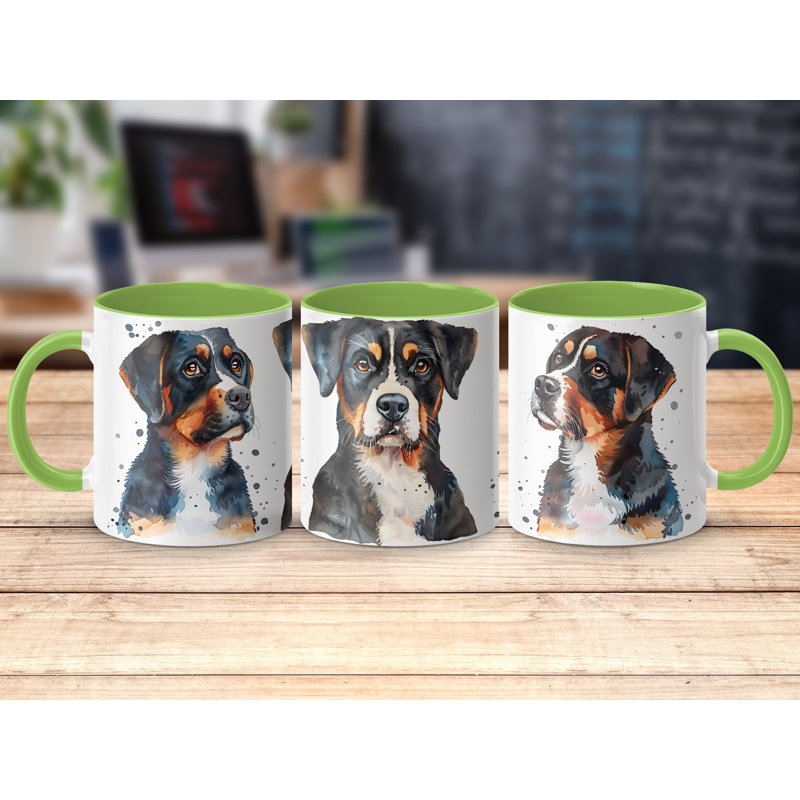 Mug, 4, Light Green