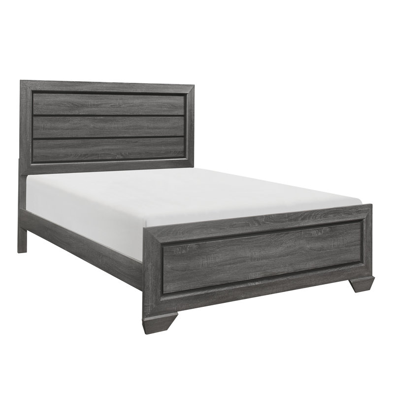 Henry Standard Bed, Queen, Gray
