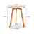 15.75" Rattan End Table With Power Outlet  & USB Ports-594753368