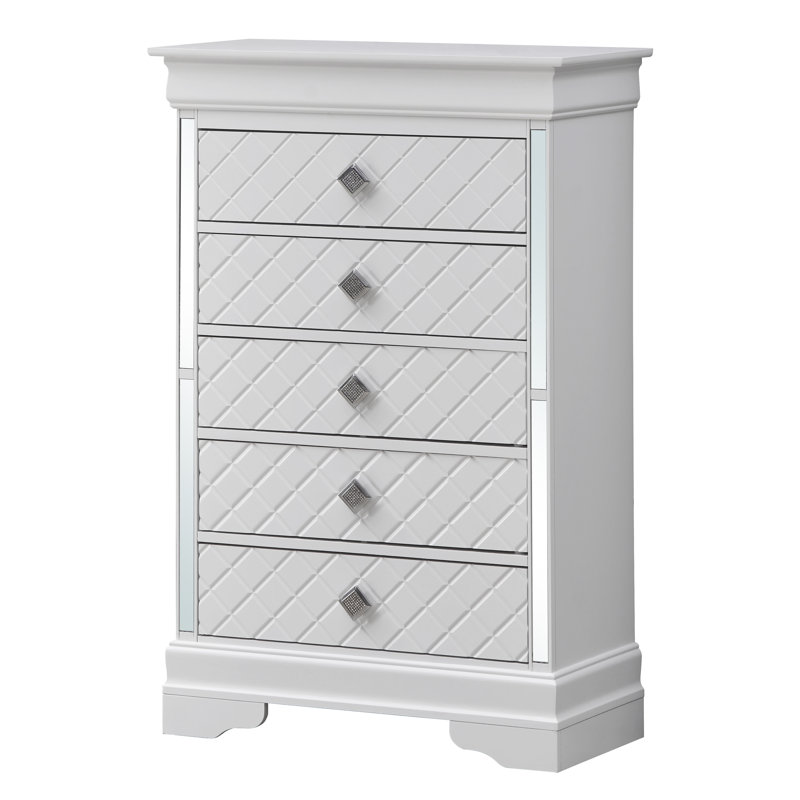 31'' W 5 - Drawer Dresser, White