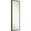 Miroir de porte en bois non biseauté, cadre noir Phoebe - miroir pleine longueur, miroir mural-989027769