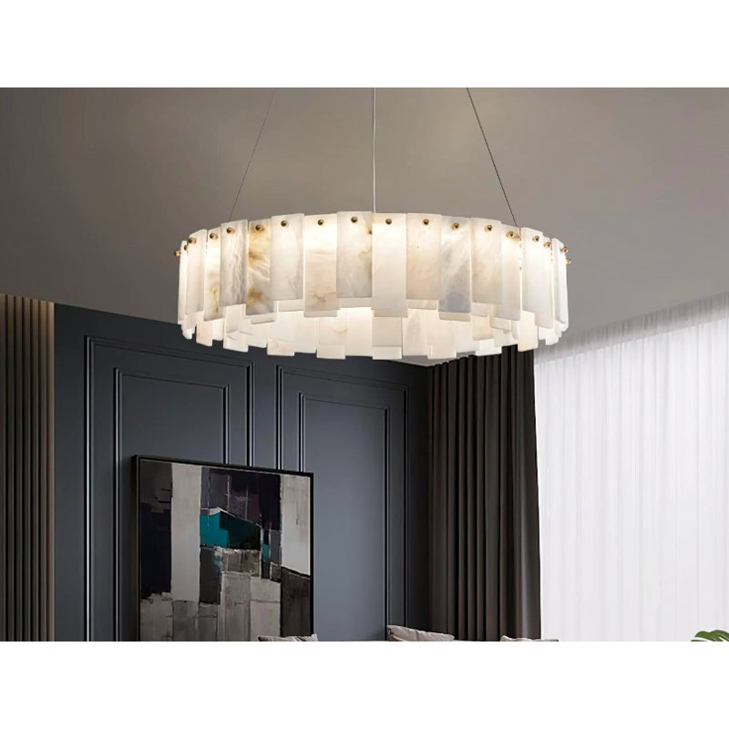 Chandelier, 5.5" H x 24" W x 24" D