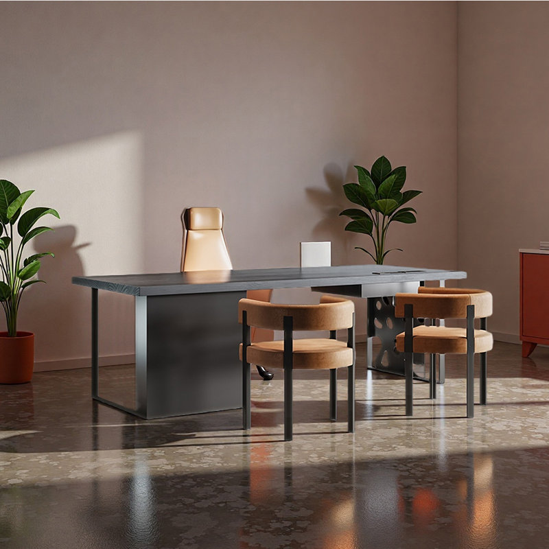 Wide and Sturdy Desktop Desk, 28.74" H x 70.87" W x 31.5" D