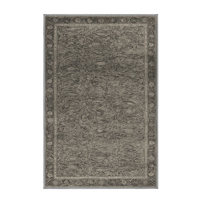 Machine Washable Persian Gray Area Rug