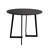36''Modern Round Dining Table With Stable Cross Leg Base For Small Spaces And Kitchen-1494955438