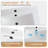  30" Bathroom Vanity with Ceramic Sink, Modern Freestanding Bathroom Vanity with 2 Drawers-2130791340