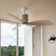 Marin 60" Indoor/Outdoor Integrated LED Nautical Rope-Wrapped Ceiling Fan with Remote