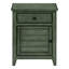 Table d'appoint, table de chevet, tiroir de rangement, bout, table d'appoint, chambre à coucher, lampe, rangement, placage vert antique, transitionnel-49094903