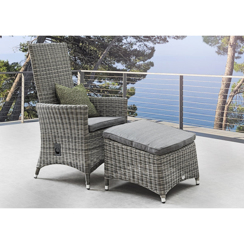 Rihamna Wicker Outdoor Ottoman