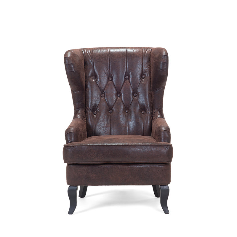 Napoli Faux Leather Wingback Chair