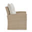 Wicker Outdoor Lounge Chair with Ottoman