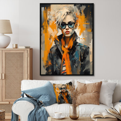 «Fashionable Blonde I», reproduction sur toile