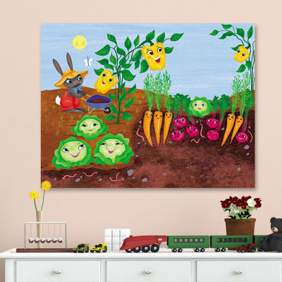 Happy Garden Canvas Art