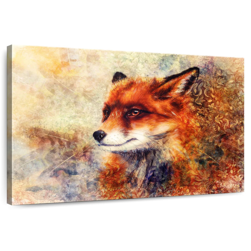 Brampt Fascinating Fox, 20" H x 30" W