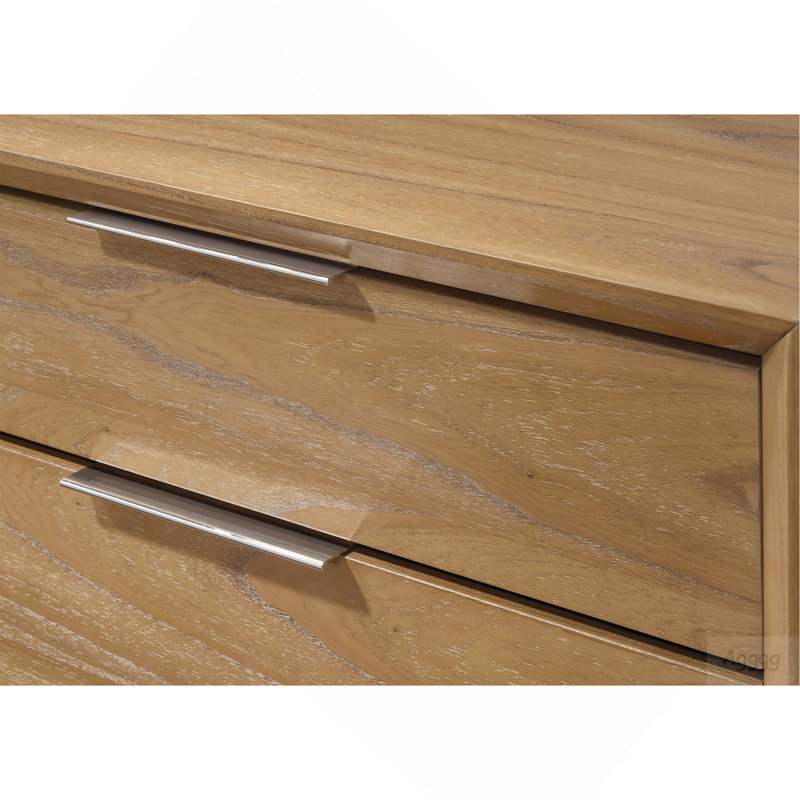 Table de chevet contemporaine à 2 tiroirs 1pc