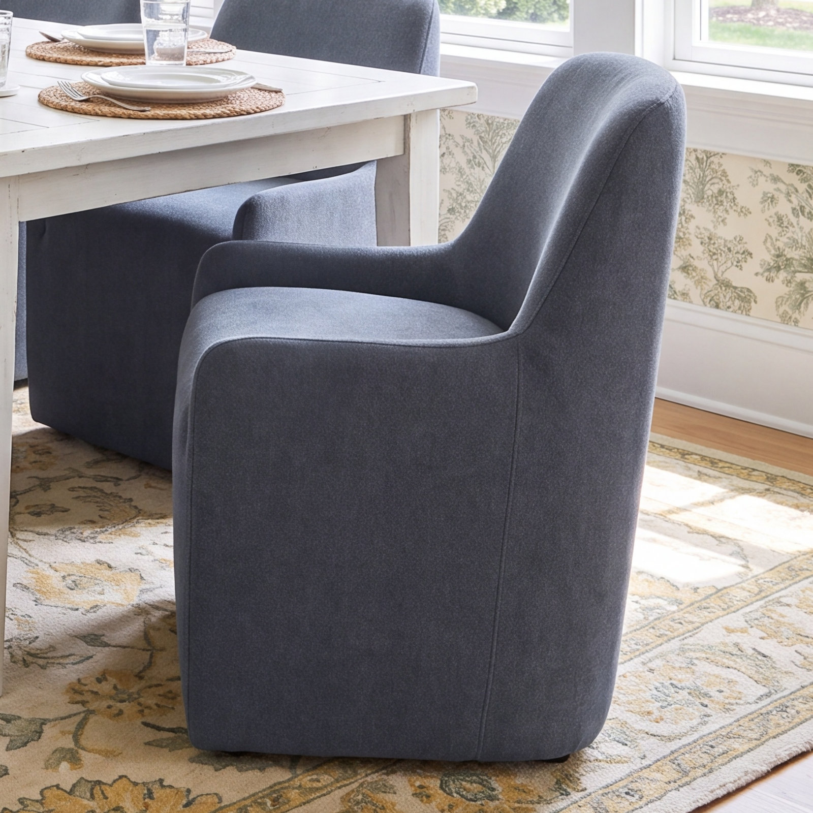 Solerno Side Chair, Blue