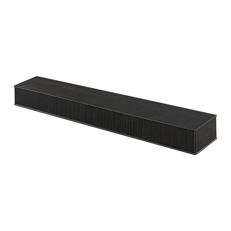 Tablette de cheminée en bois moderne 72 po Monti Modern, Sable, 72"