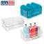 Grand panier de douche empilable avec poignée pour salle de bain ou dortoir - Organisateur de douche pour le lavage du corps et le shampooing
