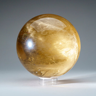 Genuine Polished Smoky Quartz Sphere (5", 9.5 Lbs)
