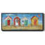 Bright Beach Huts - Toile encadrée-1020420914