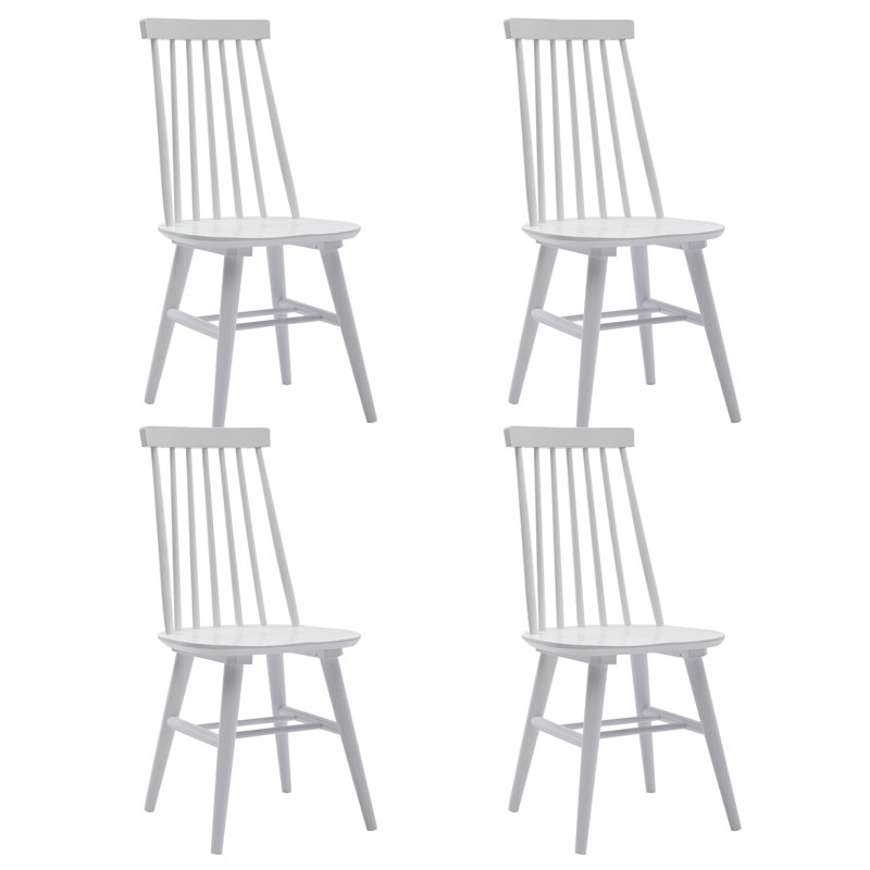 Chaises de salle à manger Alvie, Blanc