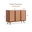 Buffet décoratif avec portes et tablettes