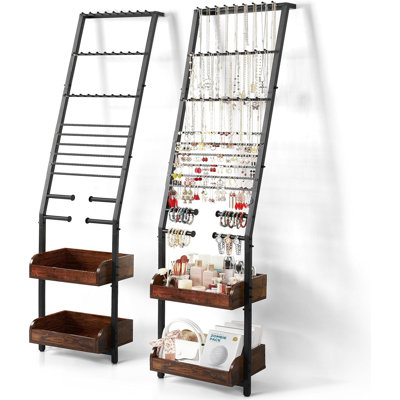 Jewelry Holder Organizer, Large Jewelry Organizer with Necklace Holder Earring Storage