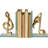 Modern & Contemporary Glass Bookends