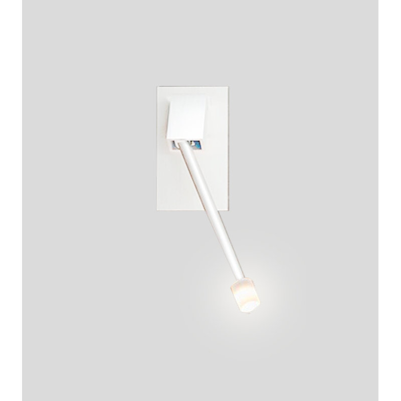 Libri Plug in Left Orientation Wall Mount, White