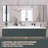 Lesamuel Filleted Corner Wall Mounted Bathroom and Vanity Mirror with Aluminum Frame-196377383-196377376-196008604