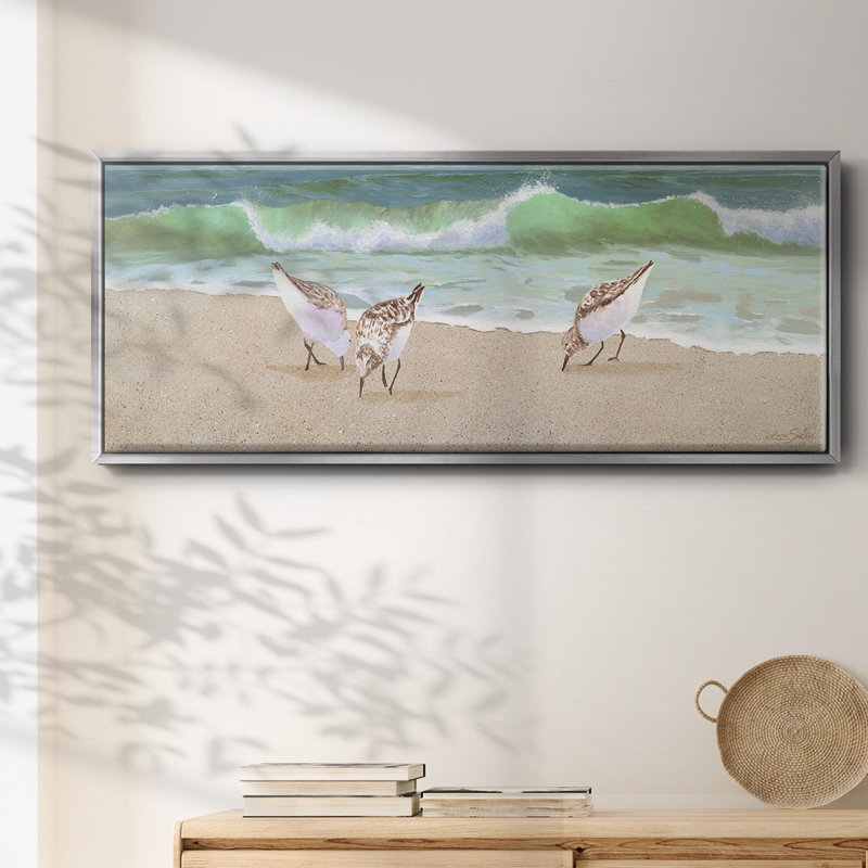 Beach Buddies- Framed Canvas