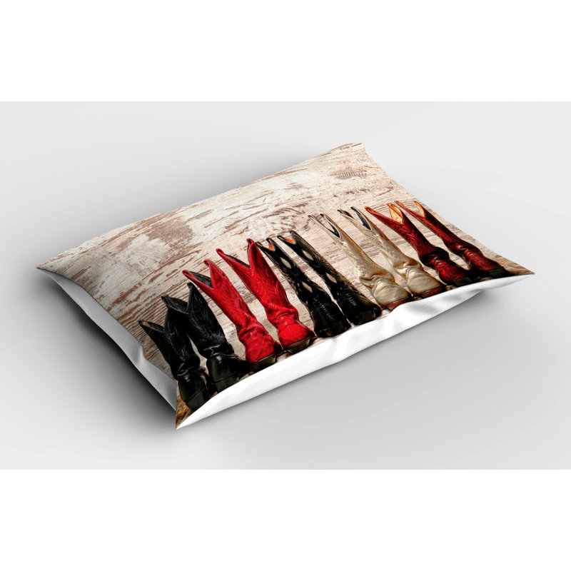 Cow Polyester Sham Set, Queen