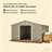 Durable Outdoor Storage Shed with Four Strategically Placed Vents