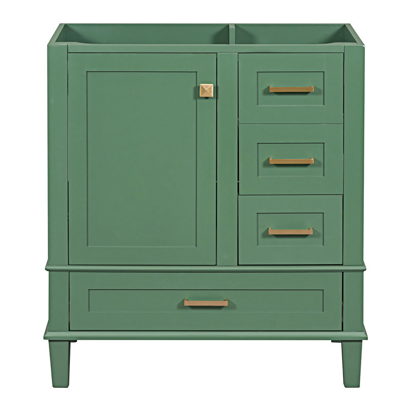 29.4'' Single Bathroom Vanity Base Only, Green