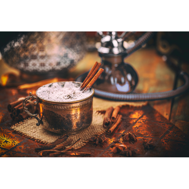 Delle Tea Latte - Wrapped Canvas Print, 30cm H x 46cm W x 3.8cm D