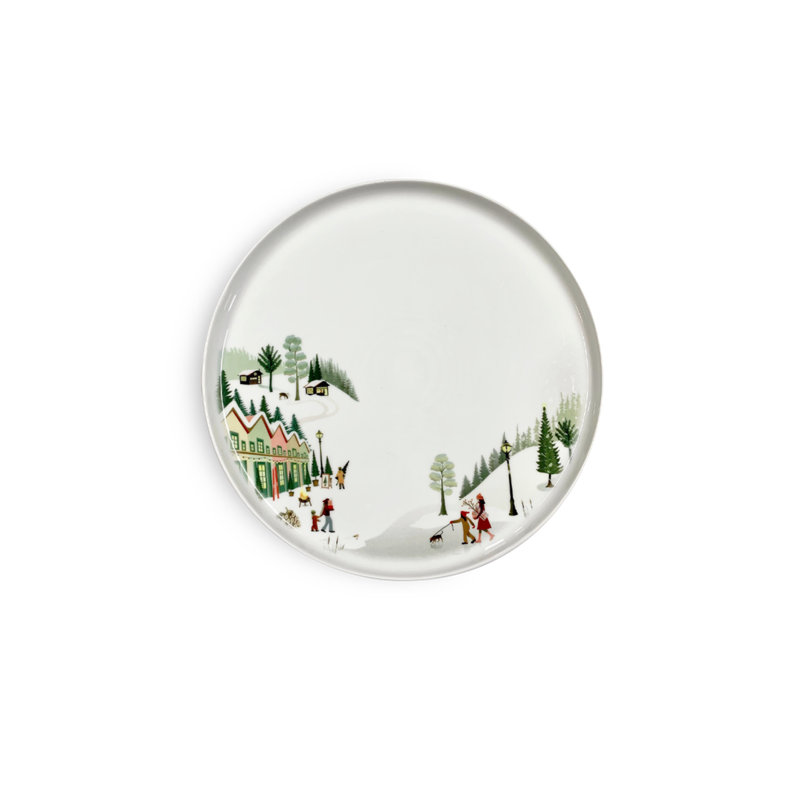 Winter Decor Toulouse Plate