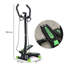 HOMCOM Twister Stepper Machine with Resistance Bands LCD Display