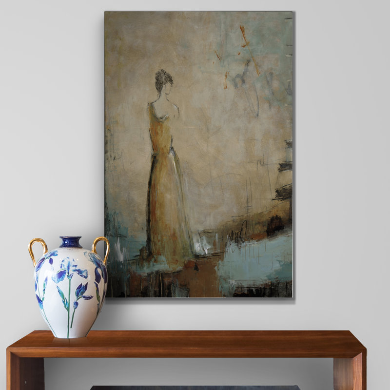 Romantiques I - Impression sur toile tendue, H 12 po x l 8 po x P 1 po