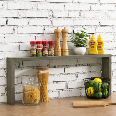 Solid Wood Cabinet Shelving Rack