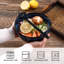 Ensemble de bol Ramen avec baguettes et cuillères, ensemble de bol à nouilles en céramique de 7 pouces, lavable au lave-vaisselle pour les pâtes à salade de nouilles Soba de Pho Udon, ensemble de bols bleu marine glacé réactif spécial