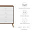 Commode 4 tiroirs transmit par Modway