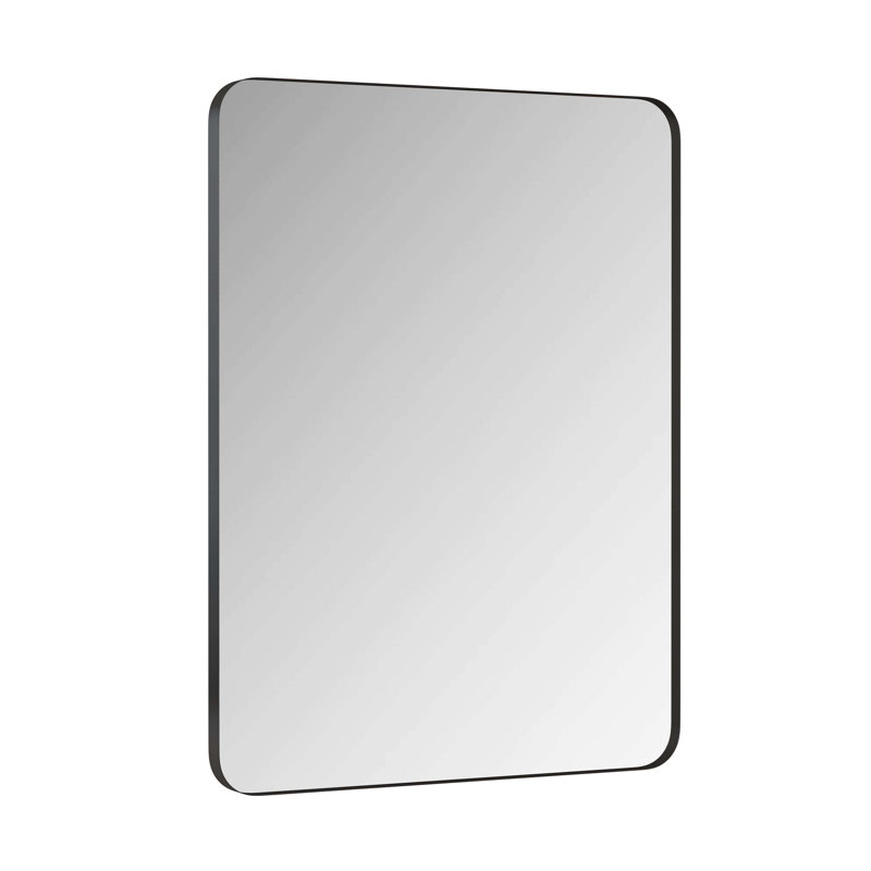 Wall Mirror Rectangular Mirror Metal Framed Mirror Vanity Mirror Dressing Mirror, 40" x 30", Black